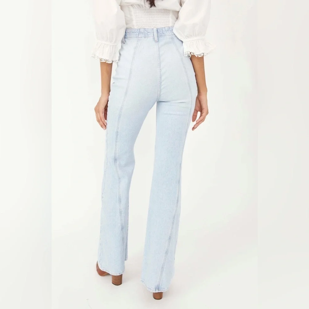 Free People Florence Light Wash Jeans sz 31